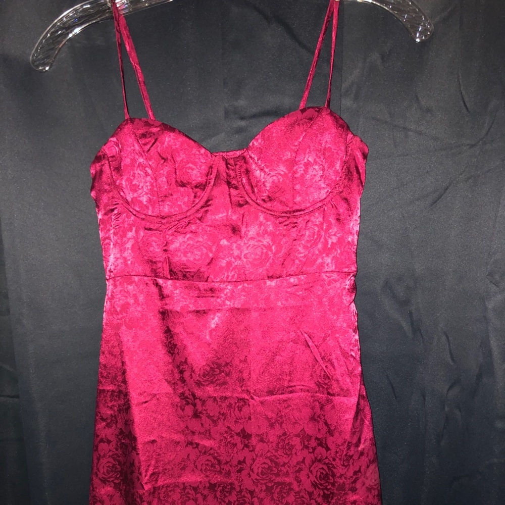 Princess Polly Diva Mini Dress Deep Red